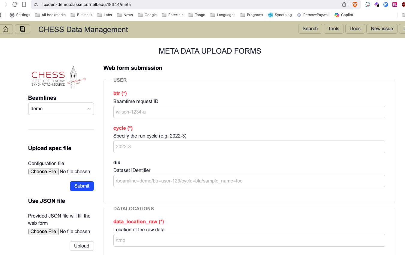 FOXDEN_meta_web_page