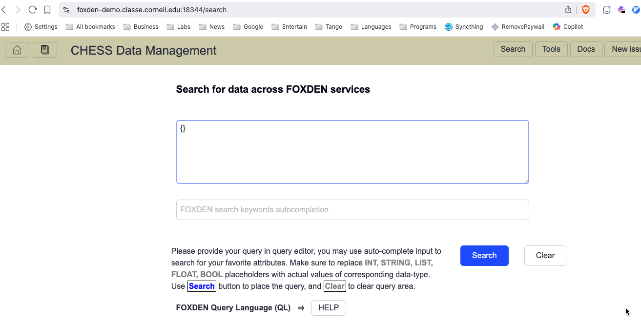 FOXDEN_query_page