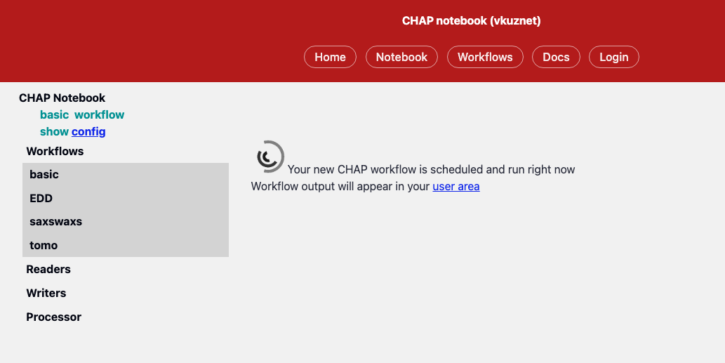 CHAP config pipeline